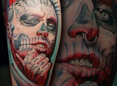 Художественная татуировка, татуаж, перманентный макияж, обучение тату