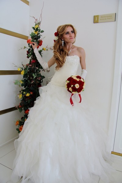 Свадебное платье Лебедь