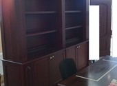 Шкаф, письменный стол, кабинет