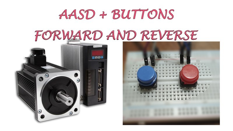 Настройки серводрайвера AASD, для автономной работы