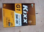 Масло моторное синтетическое Kixx 5w-30 G1 SN Plus W30 4 л.