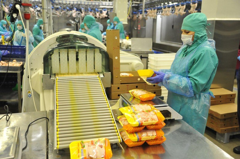 Работа вахтой с питанием в г. Москве упаковщик на склад мясной продукции 45/60 дней.