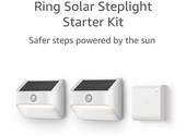 Ring Solar Steplight, уличный фонарь безопасности с датчиком движения, белый (Стартовый комплект: 2 шт. )