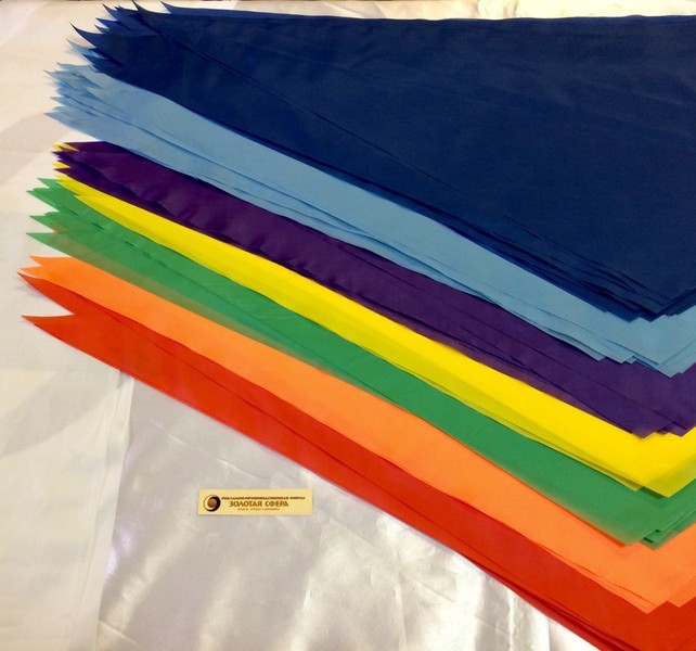 Яркие цветные платочки (галстучки)