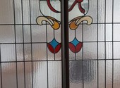 Двери с венецианского цветного стекла