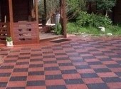 Полимерпесчаная тротуарная плитка для садовых дорожек