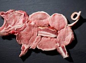 Мясо свинины без сало