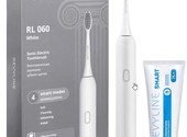 Электрическая зубная щетка Revyline RL060, белая, + паста Smart
