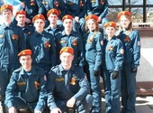Костюм повседневная форма для кадетов МЧС России юный спасатель тк Лидер Морская волна