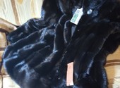 Продается новое с чипом пальто из натурального меха норки. Размер 48-50. Цвет черный.