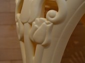 Стул "Тюльпан" (белый, слоновая кость, шоколад)