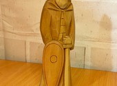 Статуэтка «Богатырь», деревянная