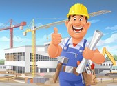 В строительную компанию требуются рабочие.