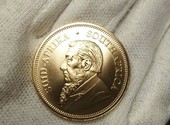 Золотая монета Крюгерранд 2021 год (вес 31. 1гр)