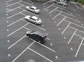 Нанесение разметки парковочных мест