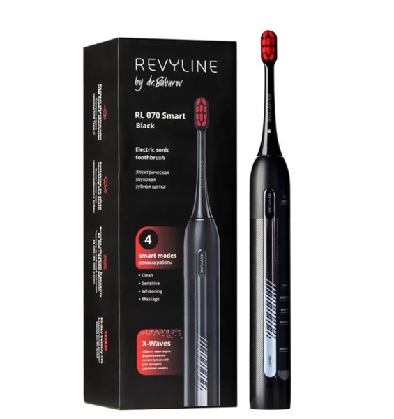 Лимитированная электрическая щетка Revyline RL070 Black by Dr. Baburov