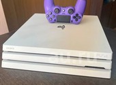 Игровая приставка 9. 00 Sony PlayStation 4 PRO Белая PS4 PS 1000Gb(тихая) Прошитая Много игр