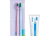 Зубные щетки Revyline Perfect DUO (голубая и персиковая) и паста Смарт