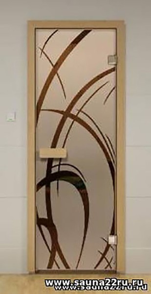 Эффектные деревянные и стеклянные двери для бань и саун в Барнауле