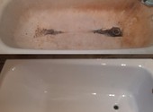Реставрация ванн жидким акрилом.