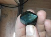Зеленый кристал 3 4 см
