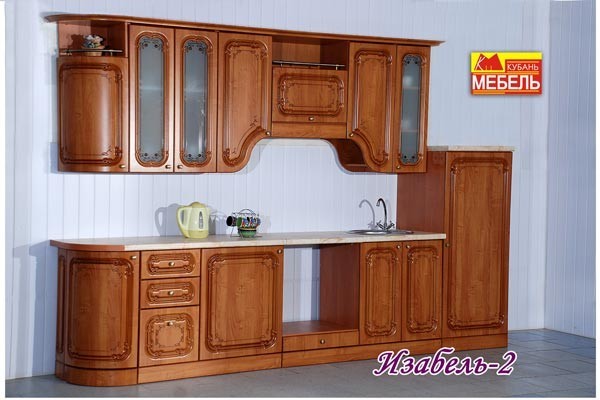 Кухня «Изабела 2» из МДФ «Кубань Мебель»
